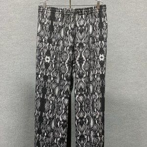 SOLD - Calvin Klein Snake Print Wide Leg Pant